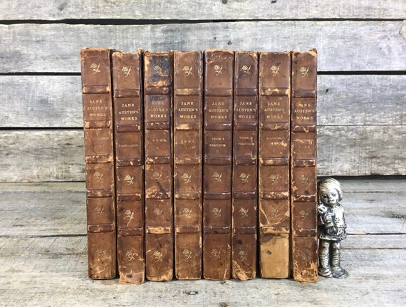 1902 Novels of Jane Austen Vintage Books Rare Antique Leather | Etsy | Etsy (US)