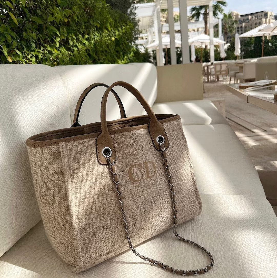 Personalised Tote Bag, Custom Initials Handbag - Etsy | Etsy (US)