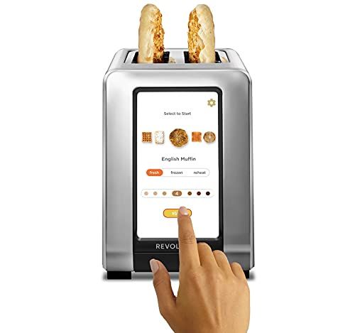 Revolution InstaGLO R180 Toaster. 2-Slice, high-end stainless steel design. Features touchscreen ... | Amazon (US)