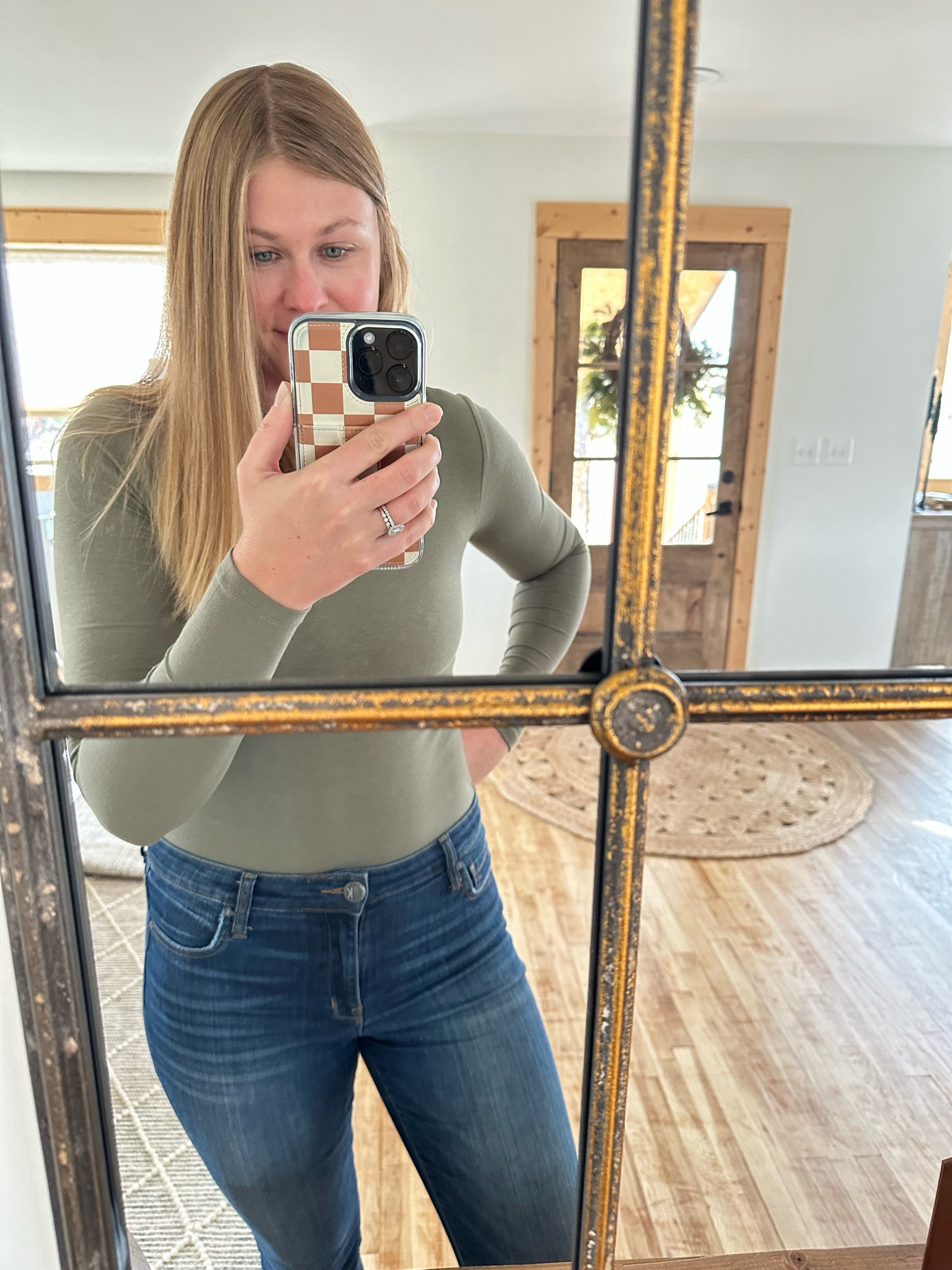 Simple date night outfit. LOVE this bodysuit, so soft and true to size

#LTKstyletip #LTKHoliday