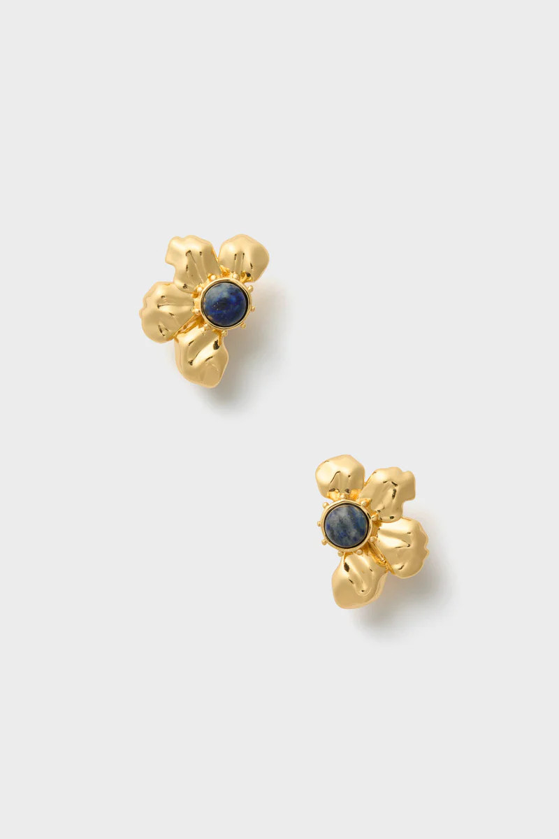 Gold Multi Lelani Stud Earrings | Tuckernuck (US)