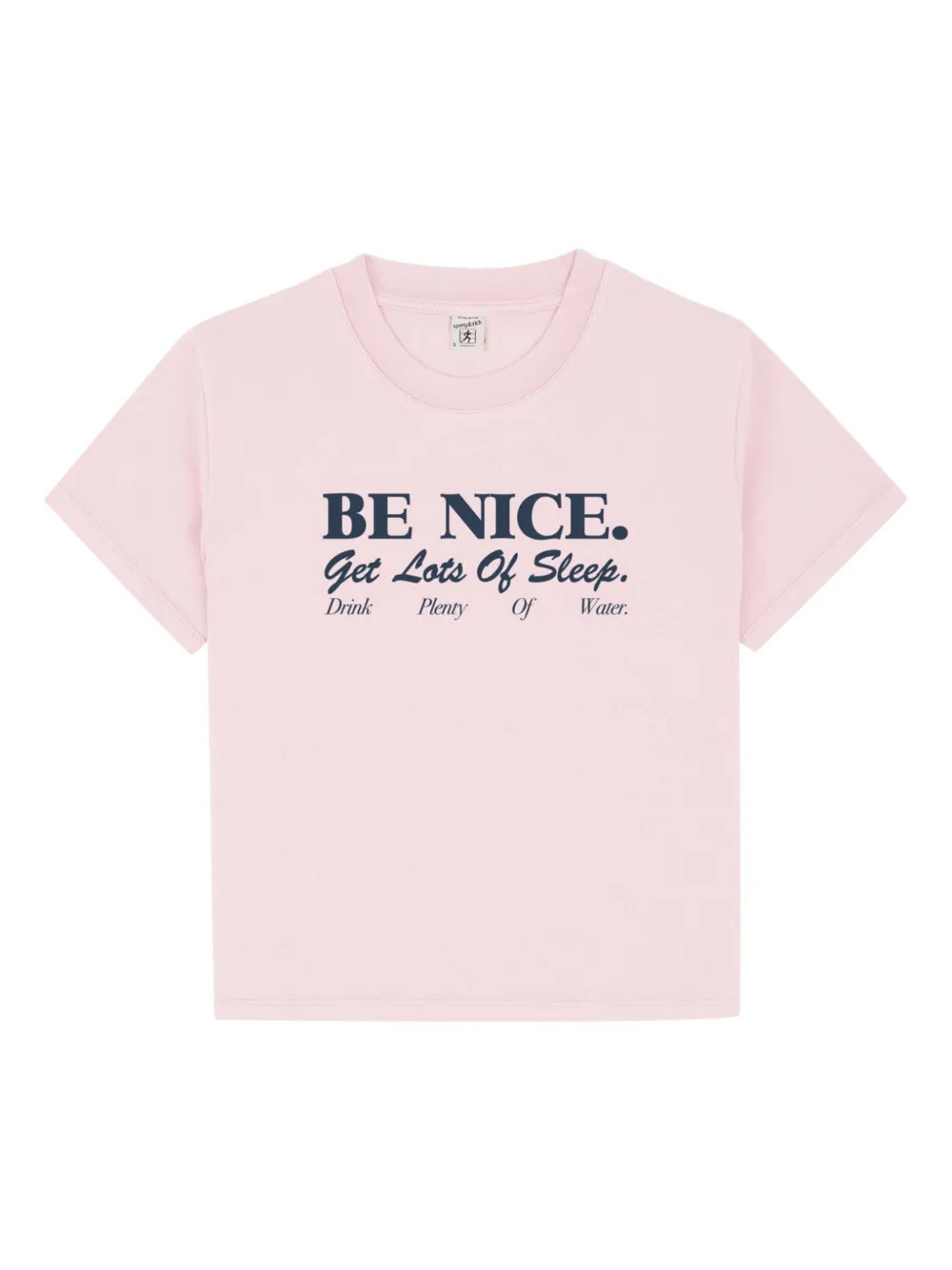 SPORTY & RICH KIDS slogan graphic T-shirt - Pink | Farfetch Global