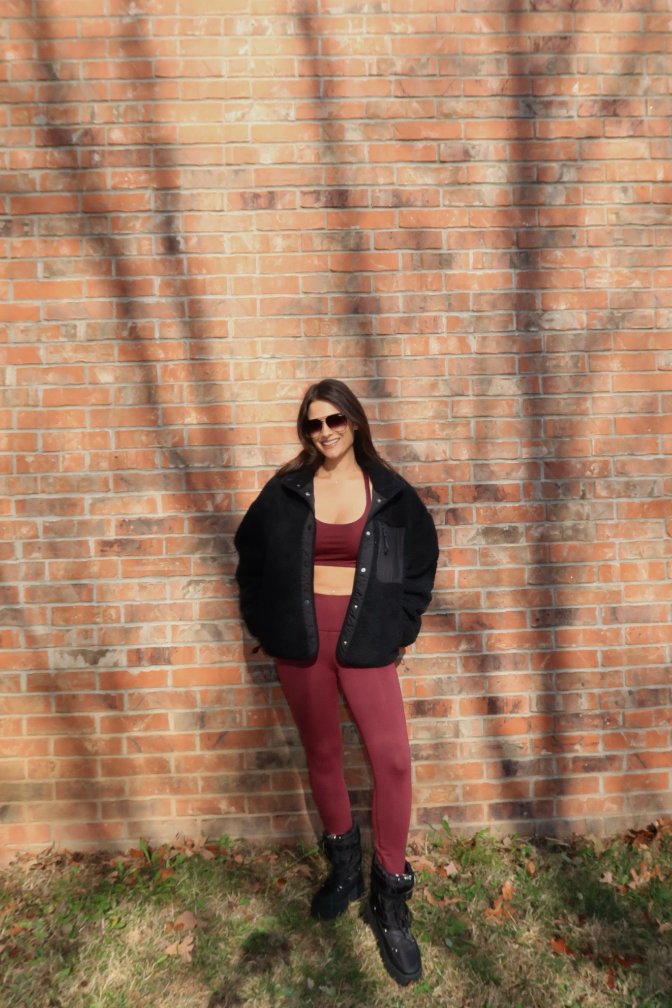 patiently waiting for it to snow ❄️☃️ who else is dreaming of a white Christmas?! 🎄

Set: @fabletics 
Snow boots: @justfabonline 

#fabletics #fableticspartner #justfabpartner #winterfashion #winteroutfit #cozyoutfit #cozyseason #workoutset #holidayseason #comfystyle #wintervibes #cozy #snowboots 

Teddy jacket, cozy outfits, workout outfit, holiday outfit, casual style, Christmas vibes, ootd, Pinterest vibes, comfy outfits, winter fashion, winter style, discover under 10k, Fabletics outfit, snow boots outfit, burgundy outfit,

#LTKActive #LTKSaleAlert #LTKFitness