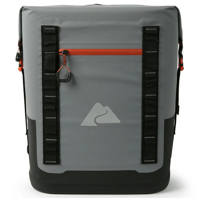 Ozark Trail 24 Can Welded Cooler, Wide Mouth Cooler Backpack with Microban®, Gray | Walmart (US)