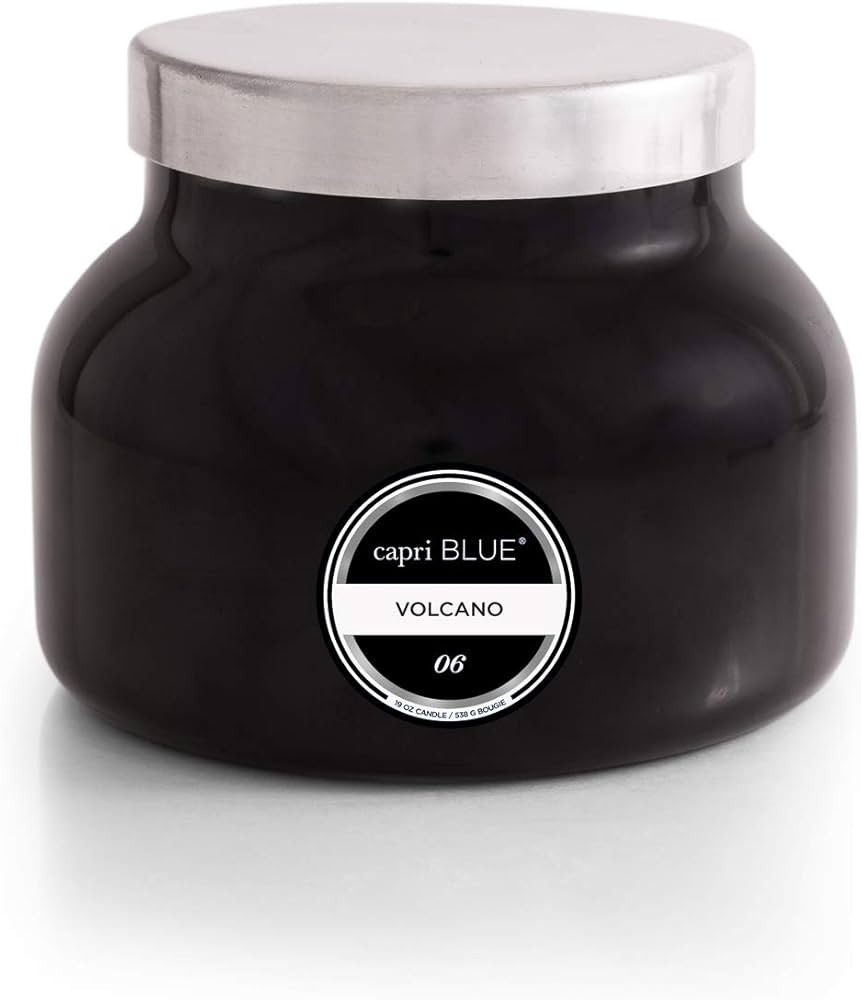 Capri Blue Volcano Candle - Black Signature Jar Candle - Luxury Aromatherapy Candles - Soy Candle... | Amazon (US)