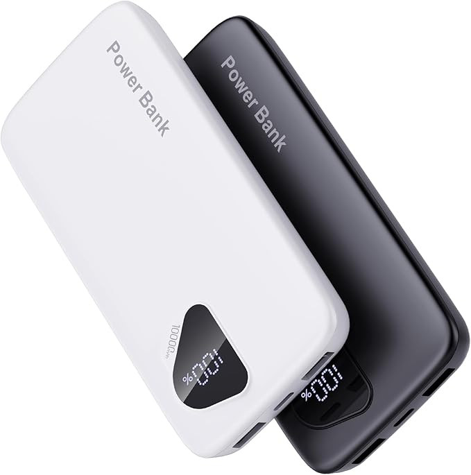 2026 2-Pack 10000mAh Portable Charger with Built in Cables, Travel Essential Battery Pack, 4 Outp... | Amazon (US)