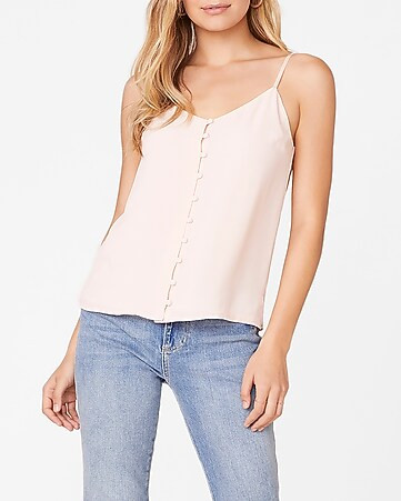 Crazy Little Thing Button Front Cami | Express