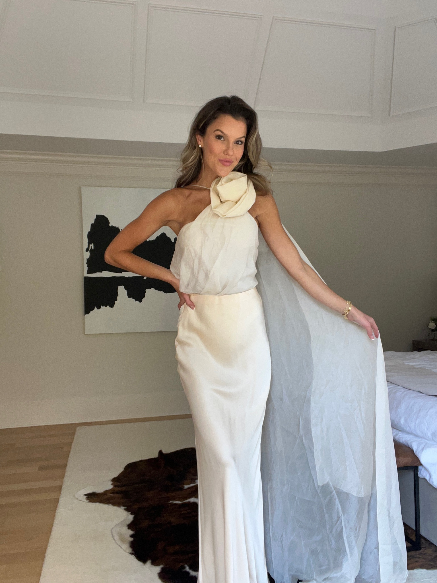 Such a unique and beautiful bodysuit. Great for brides! Size small. 
My skirt is a small too. 

#LTKWedding