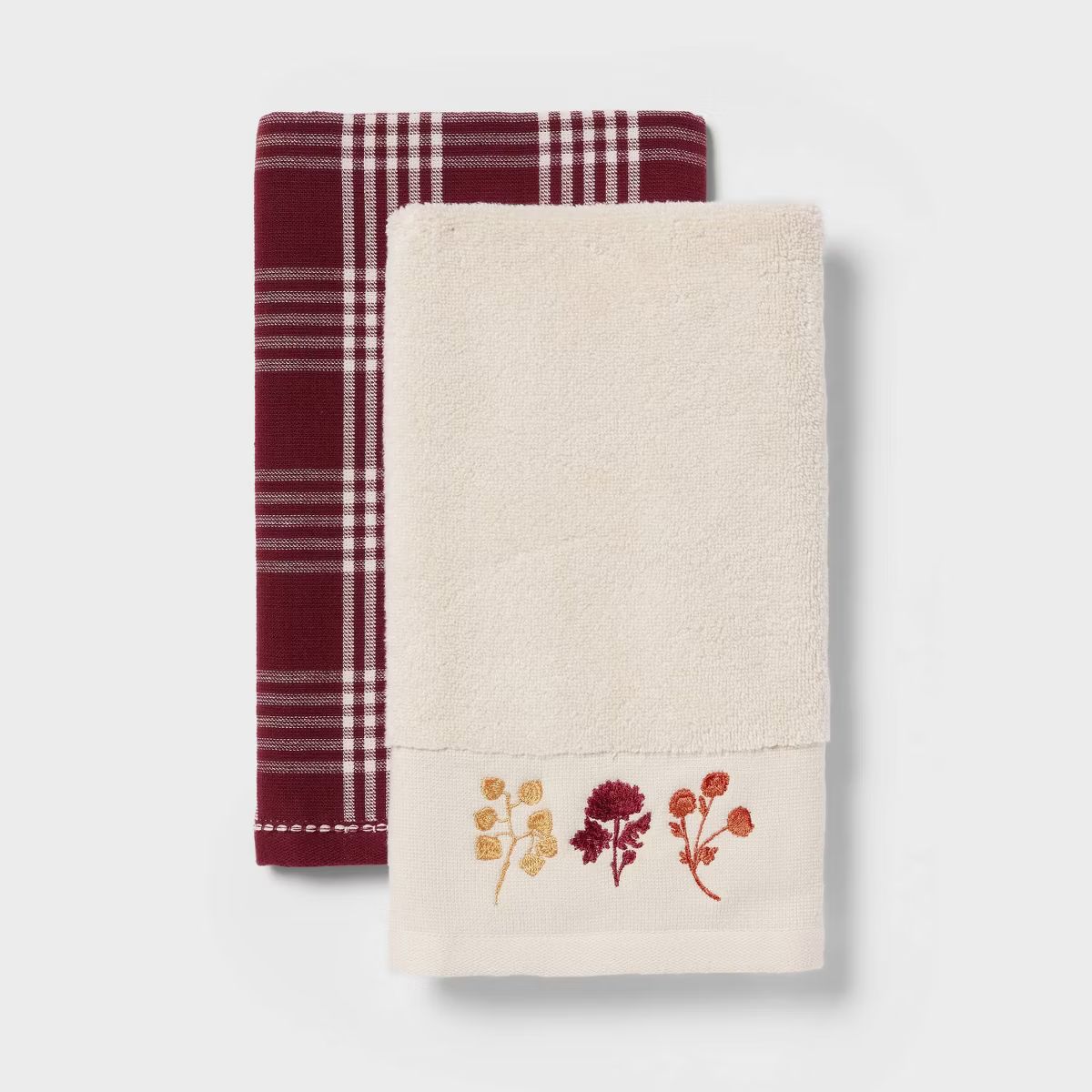 2pk Harvest Botanical Hand Towel - Threshold™ | Target