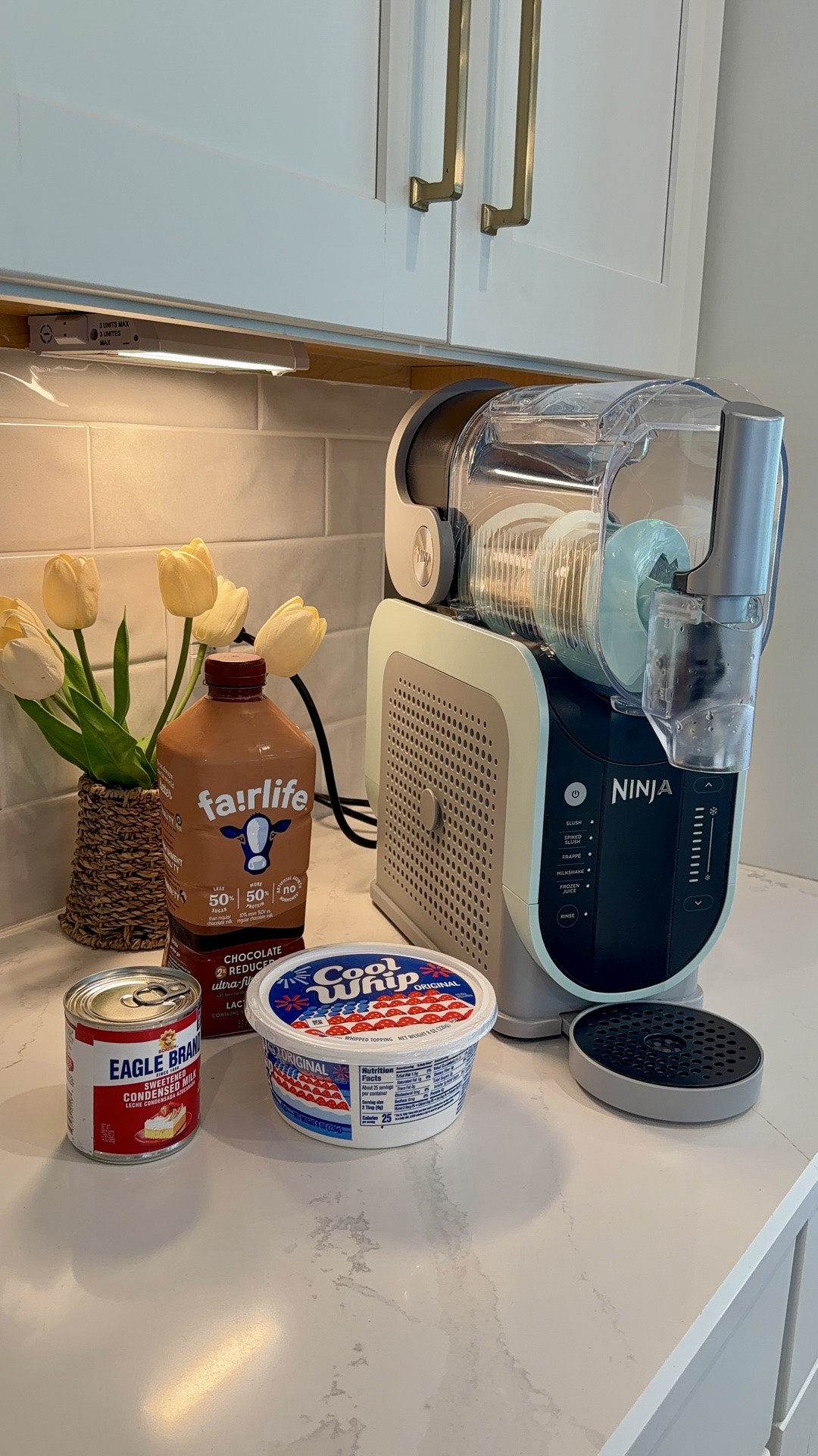 This is hands down our favorite recipe for the Ninja Slushi and the one we make on repeat! 🤎

It’s a copycat Wendy’s Frosty, and it’s so easy. If you’re a chocolate lover, use chocolate milk like I did. If you’re more of a vanilla person, swap it for regular milk!

✨ Recipe: • 8 cups chocolate milk (or regular milk) • 7 oz sweetened condensed milk • 1 tub Cool Whip

Mix everything together, pour it into your Ninja Slushi, select Milkshake Mode, and let it do its thing! It usually takes about 20–30 minutes max.

The best part? The Ninja Slushi isn’t just for milkshakes. You can make frappés, slushies, frozen juices, spiked slushies, margaritas, and so many other fun drinks all year long!

Save this recipe for later because trust me… you’ll want to make this one ASAP! 🤎

#ninjaslushi #ninjakitchen #frostyrecipe #milkshakerecipe #amazonfinds