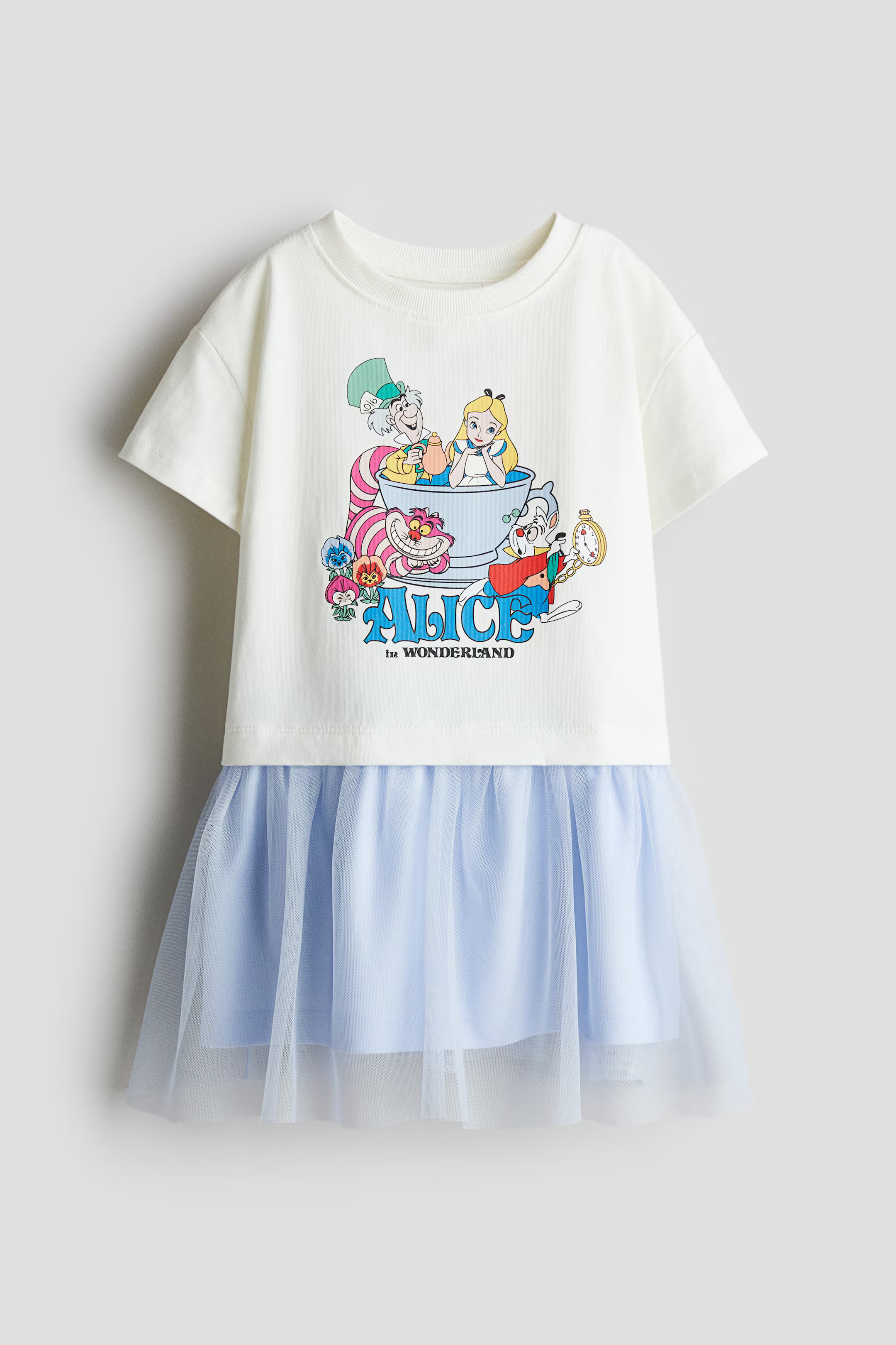 Tulle Dress with Printed Motif | H&M (US + CA)