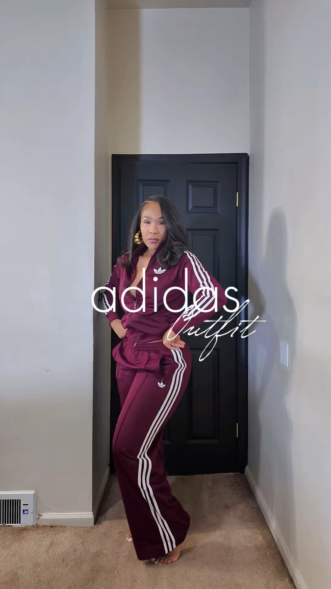adidas maroon 🥰

I'm 5’7 " 180 lbs 

#LTKMidsize #LTKActive #LTKootd