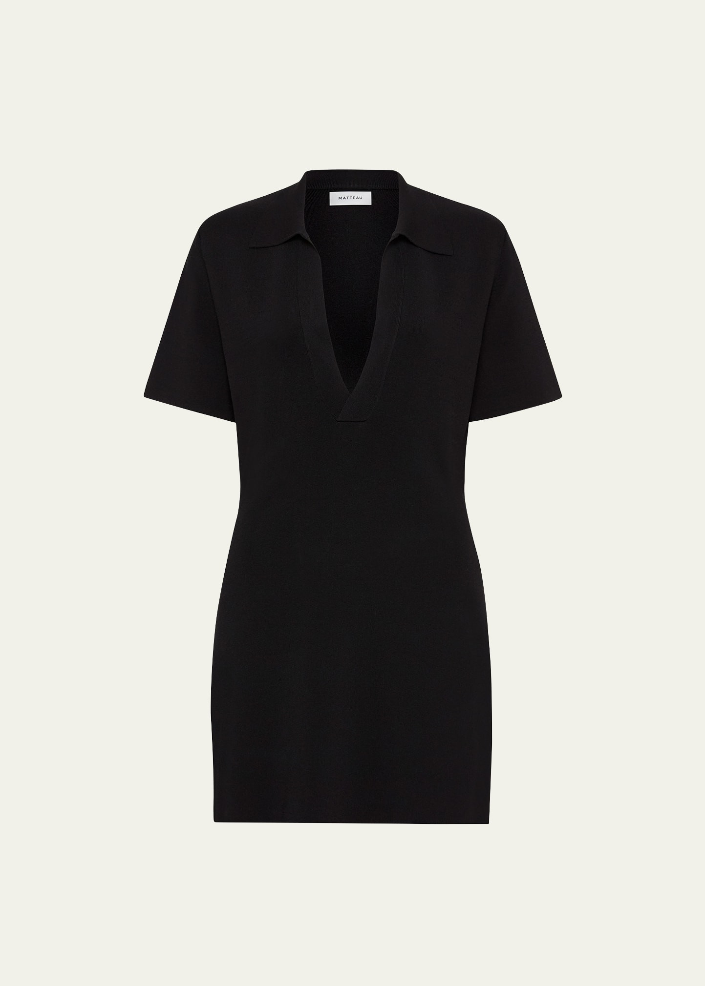 Matteau Polo Knit Mini Dress | Bergdorf Goodman