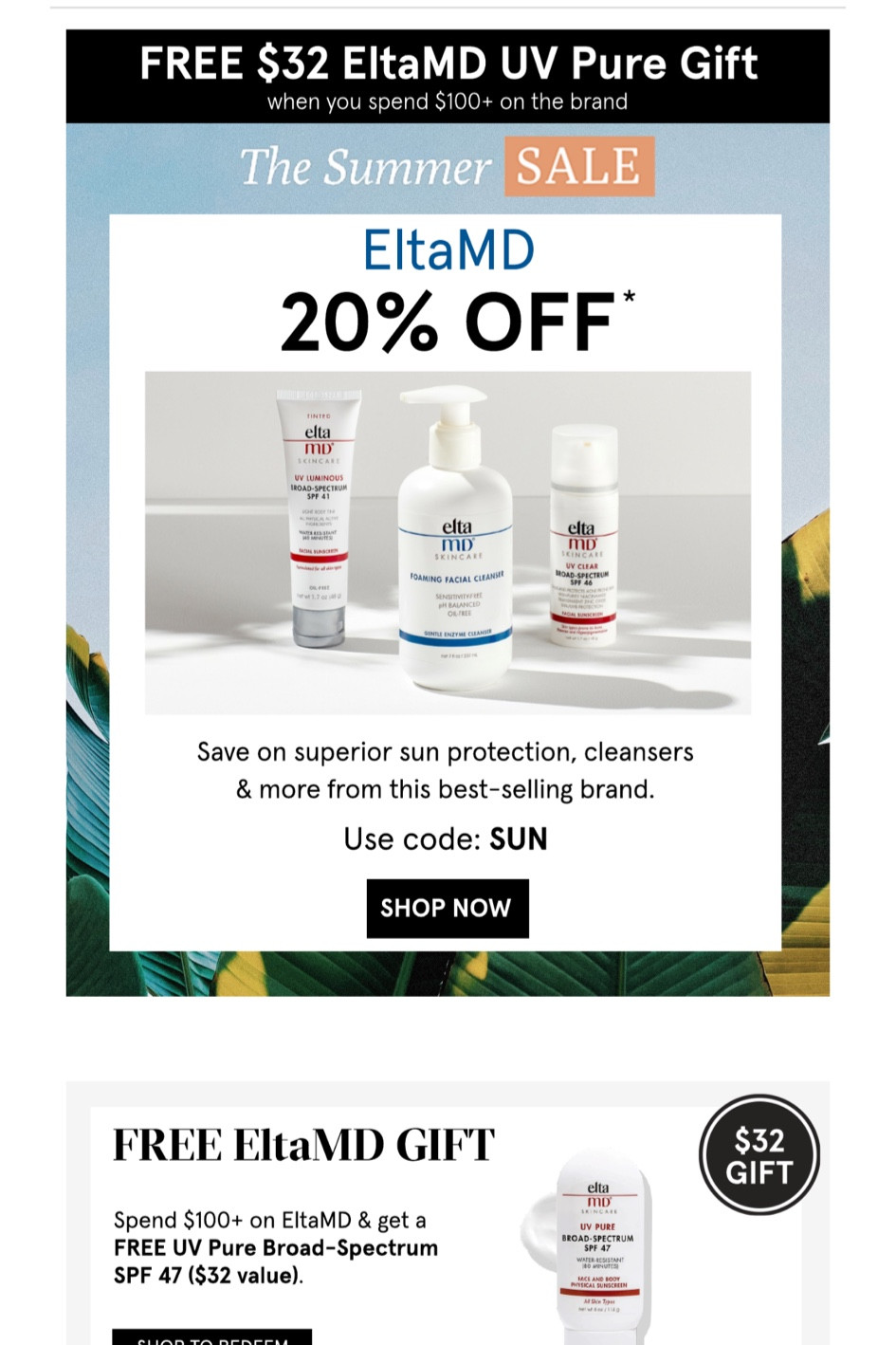 EltaMD sunscreen sale!!!! Use code: SUN for 20% off 

#LTKbeauty #LTKsalealert