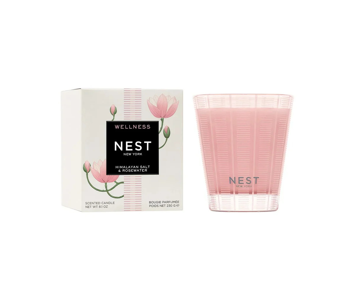 Himalayan Salt & Rosewater Classic Candle | NEST Fragrances
