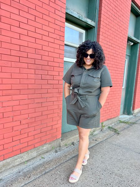 This safari romper couldn’t be cuter amiright? #USPartner #gifted

It’s well made and thoughtfully designed with a zipper crotch and extra snaps to help minimize gaping. The optional belt easily changes the look of the outfit when added or removed.

It’s a simple one piece that looks effortlessly stylish. It comes in black as well, along with sizes 00-40.

I’m wearing the S (14-16) here.

#jumpsuits #rompers #summeroutfit

#LTKPlusSize #LTKOver40 #LTKMidsize
