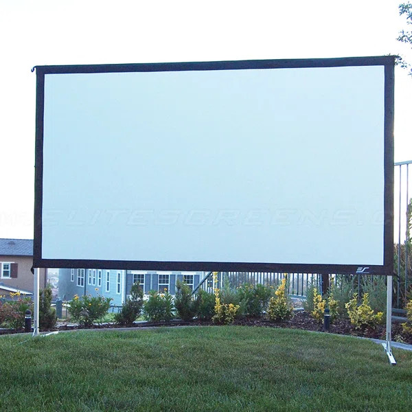 YardMaster2 White 135" diagonal Portable Projection Screen | Wayfair North America