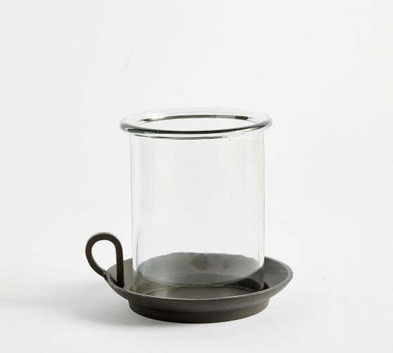 Chamberstick Hurricane Candle Holder | Pottery Barn (US)