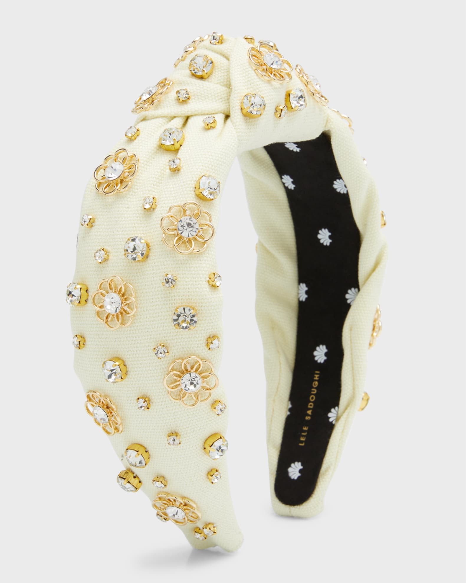 Lele Sadoughi Marigold Knotted Headband | Neiman Marcus