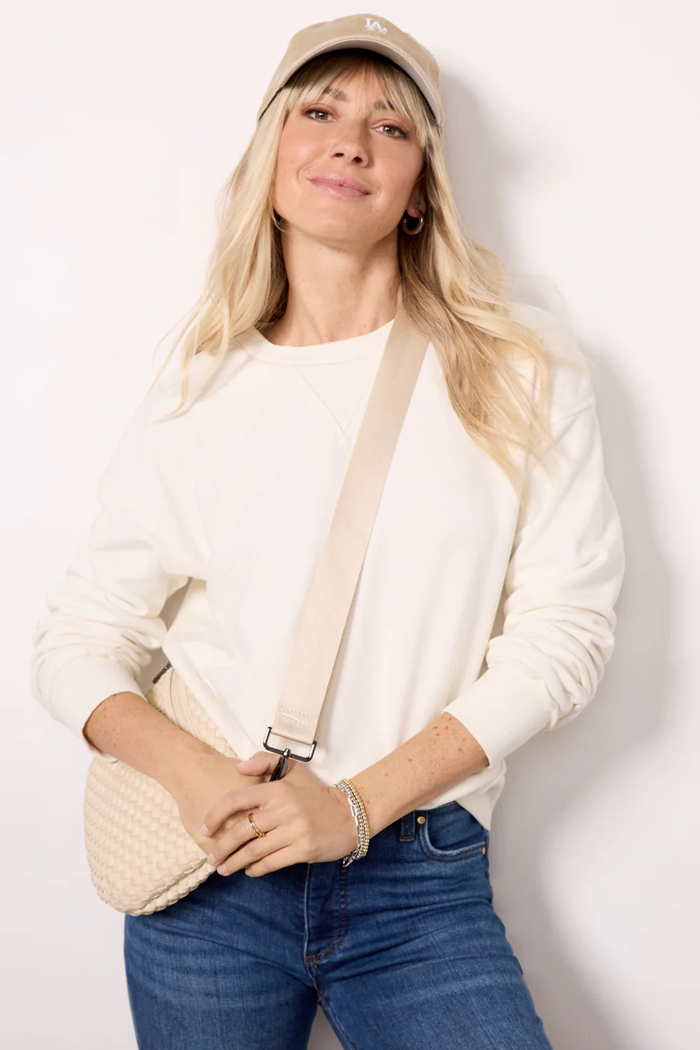 Charlize Crew Neck Sweatshirt | Evereve