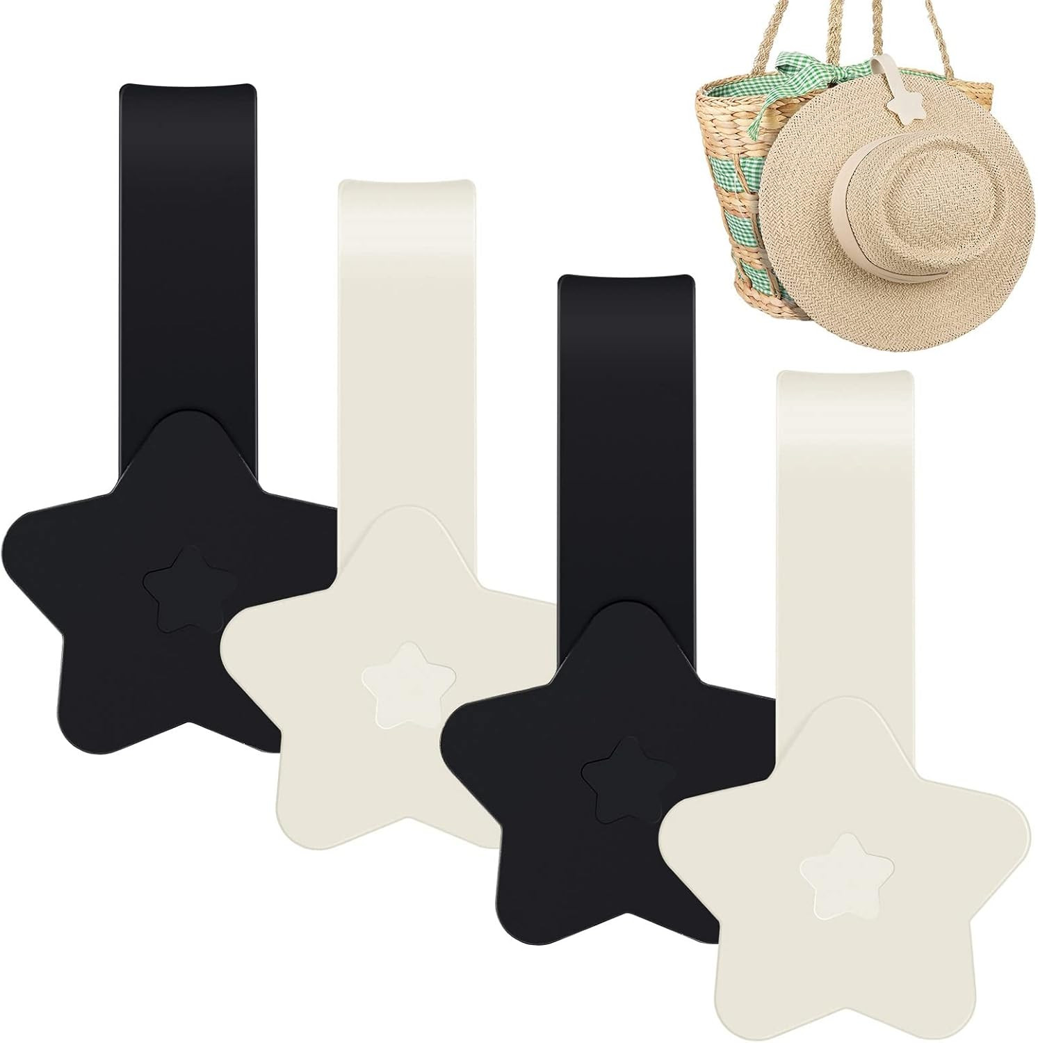 FRIUSATE Magnetic Hat Clip for Travel, 4Pcs Hat Clip for Travel Handbag Backpack Luggage Portable... | Amazon (US)