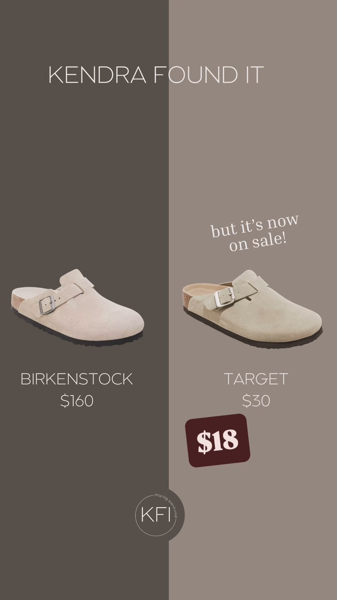 Birkenstock vibes on a Target budget. 👀

These neutral clogs are such a good Birkenstock Boston clog dupe and they’re part of the Black Friday sale right now. Birks are around $160… the Target pair is currently on sale for $18! Same soft neutral suede finish, same buckle detail, same easy slip-on style for school drop-offs, coffee runs, and everyday outfits.

If you’ve had the Birkenstock Boston on your wishlist but not in your budget, this Target Black Friday deal is the time to grab them before sizes disappear.

Linked both here.

#LTKSaleAlert #LTKootd #LTKCyberWeek