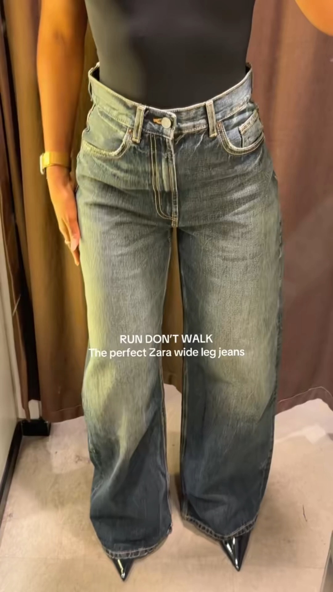 The perfect wide leg jeans !wearing size EUR 34|5’2
#zara

#LTKjeans #LTKeurope #LTKpetite
