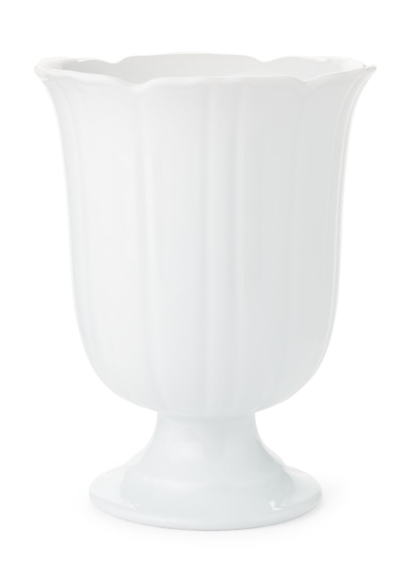 Estate White Pedestal Vase | Belk