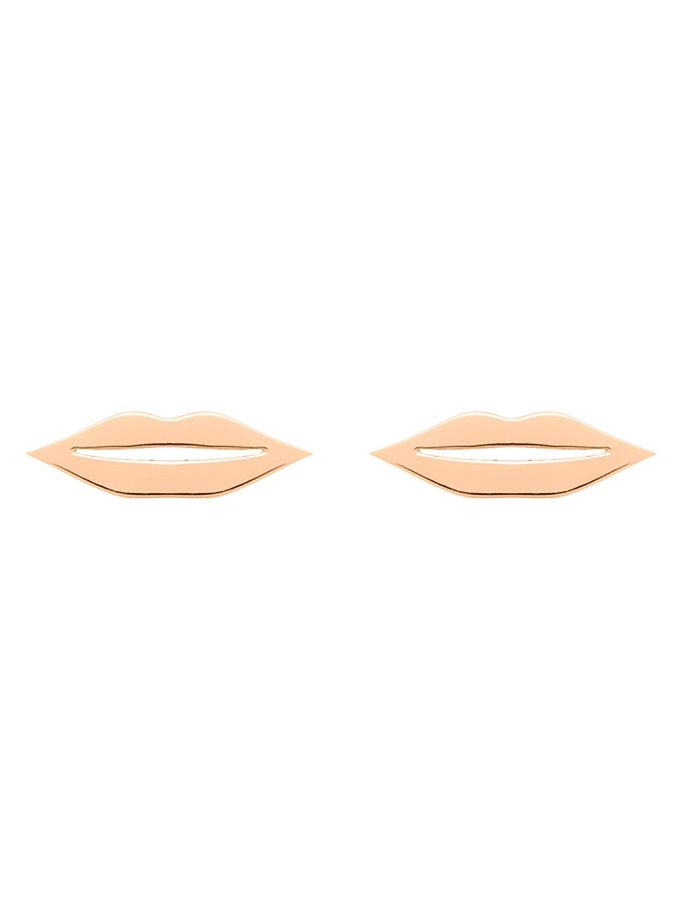 Women's French Kiss 18K Rose Gold French Kiss Stud Earrings - Rose Gold - Rose Gold | Saks Fifth Avenue