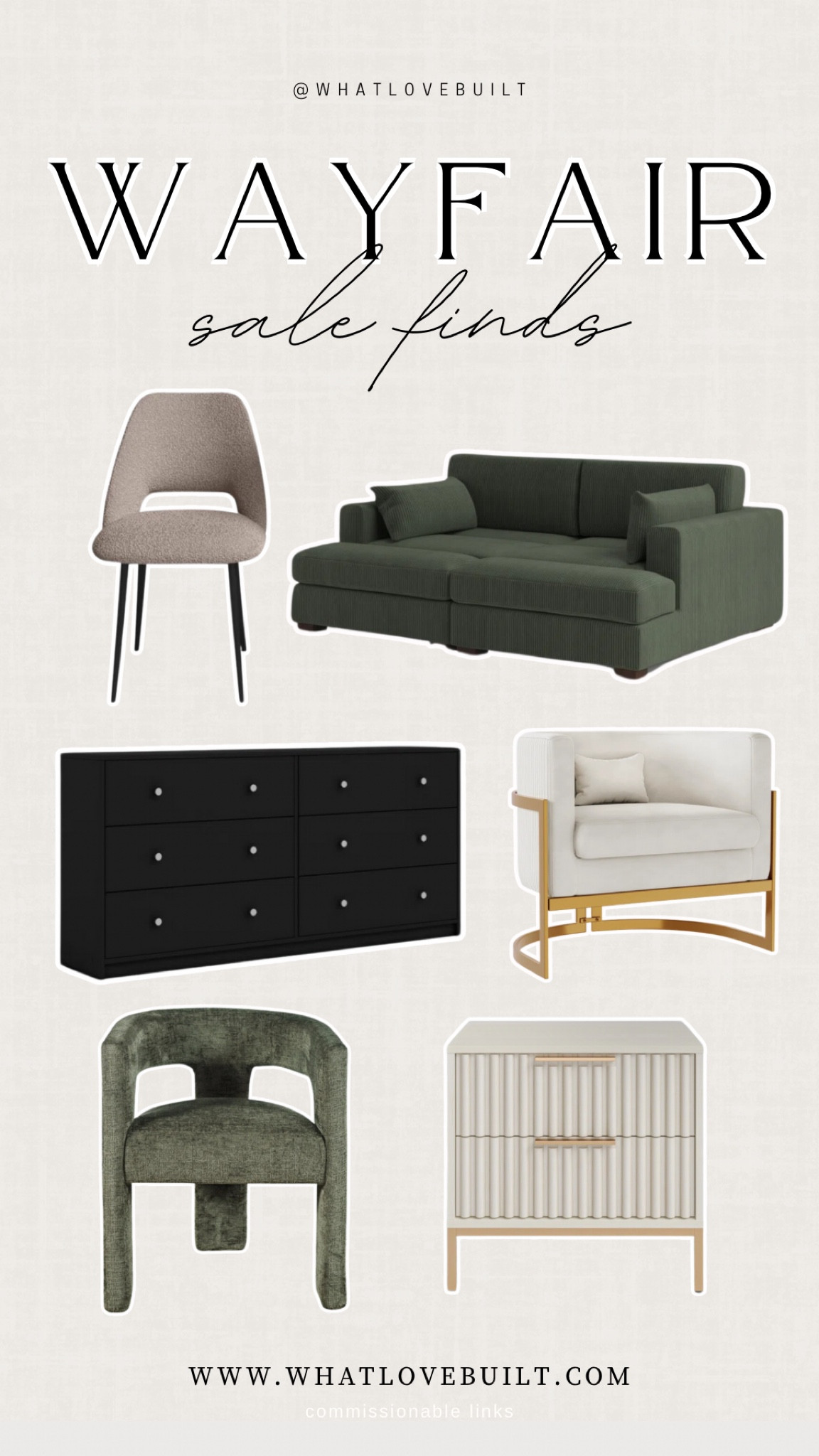 Wayfair Sale Modern Furniture Finds 🙌🏻

#wayfair #sale #furniture #modern #modernhome #livingroom #bedroom #chair #dresser #dinningroom 

#LTKSaleAlert #LTKHome #LTKStyleTip
