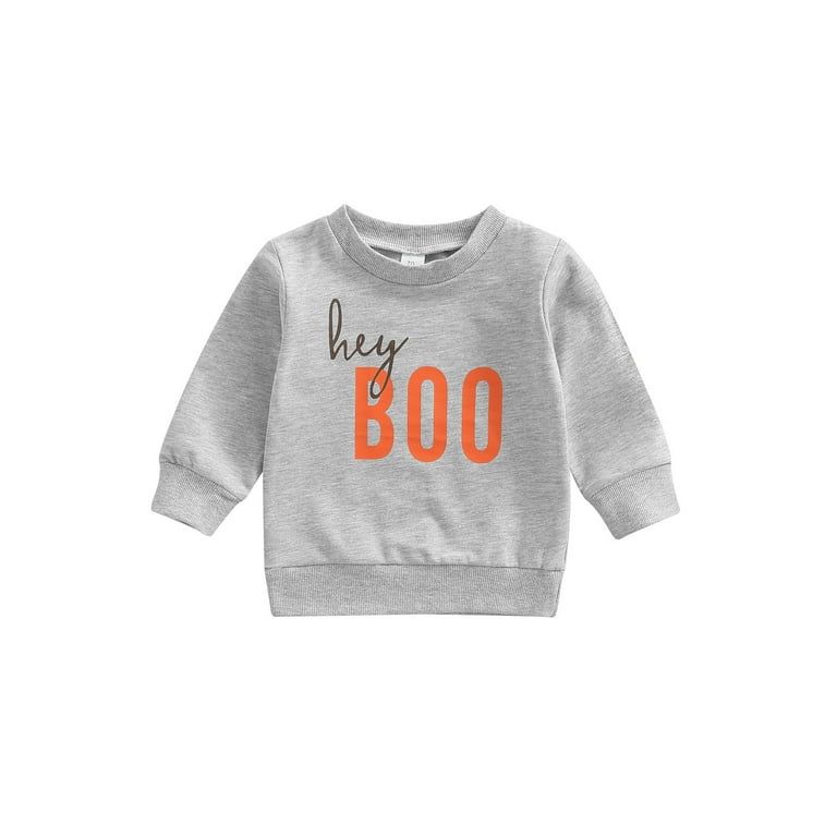 JYYYBF Infant Baby Girl Boy Sweatshirt Halloween Outfits for Toddlers Letter Long Sleeve Sweater ... | Walmart (US)