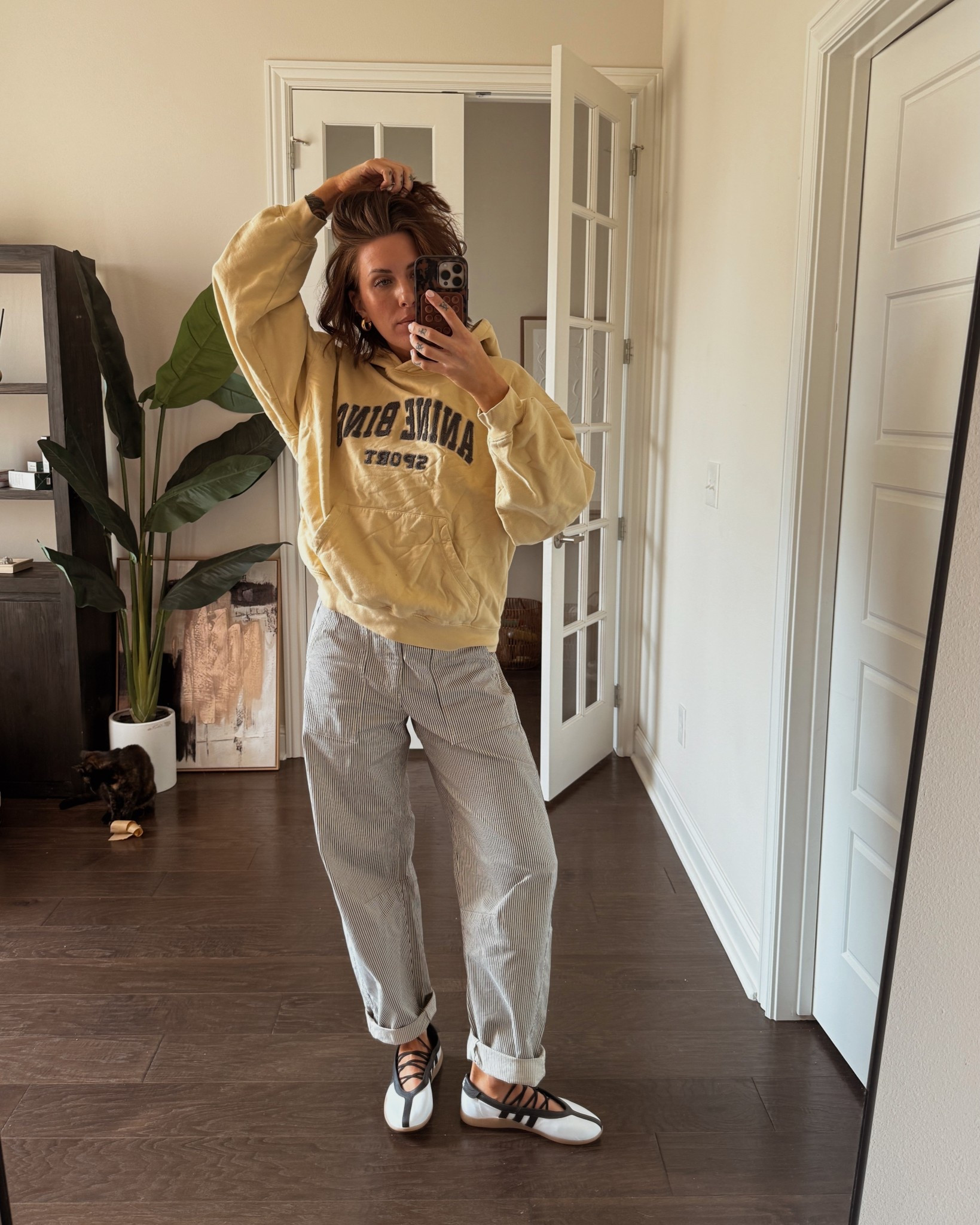 These adidas taekwondo mei ballet flats are actually so comfy!! Pants run loose (if in between sizes, go down) and my sweatshirt color is many years old but I linked some current versions 🤍 wearing a large! 

#LTKSeasonal #LTKShoeCrush