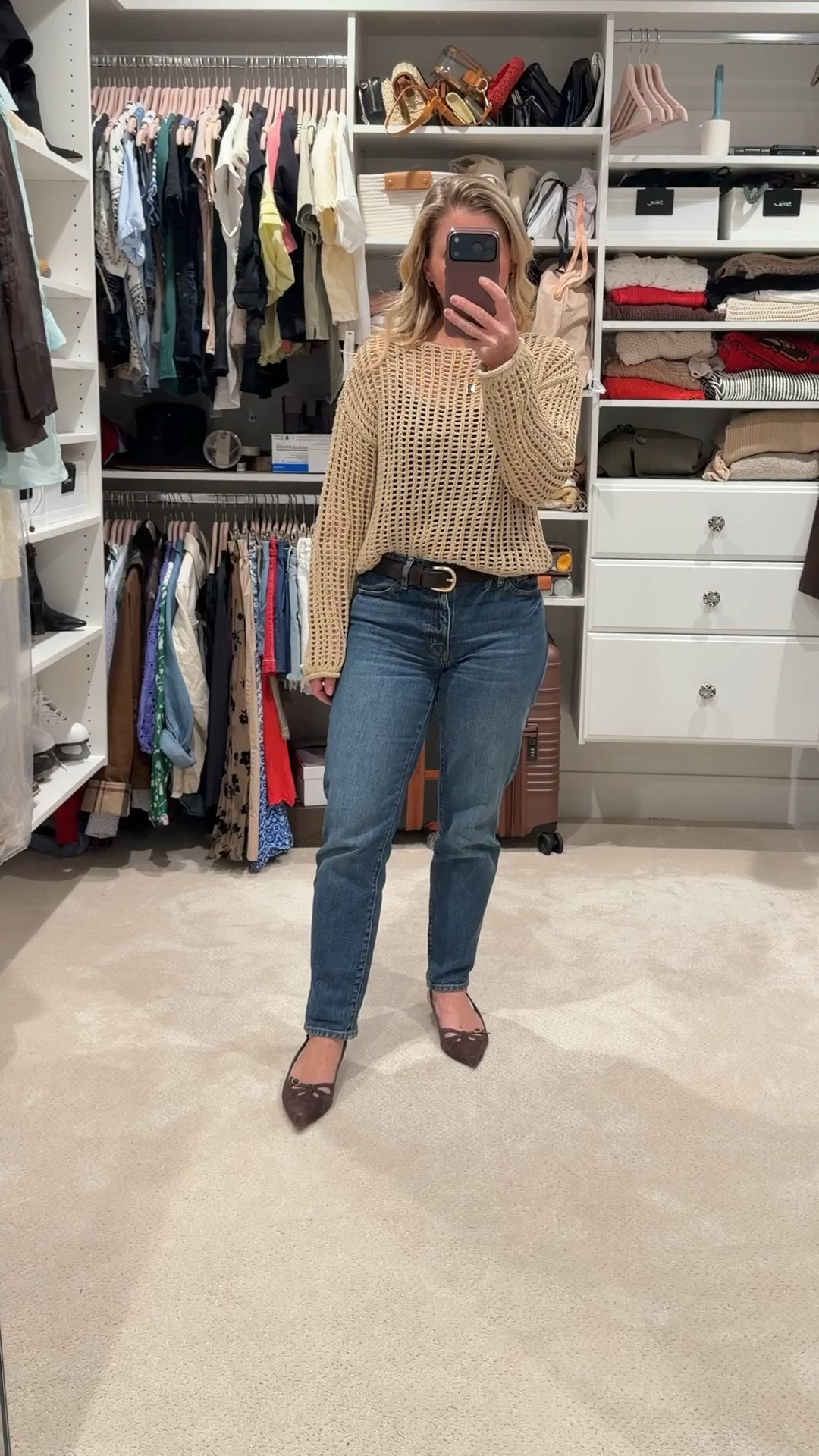 The Signature Wardrobe in action 🤍

A great outfit starts with timeless pieces that work together effortlessly. A classic pair of jeans, a textured knit, a simple belt, and a pointed flat. Neutral, versatile, and easy to style in multiple ways.

This is the idea behind a signature wardrobe. Fewer pieces, better quality, and combinations that always feel put together.

When everything in your closet works together, getting dressed becomes simple. Everything linked

#LTKgrwm #LTKPetite #LTKootd