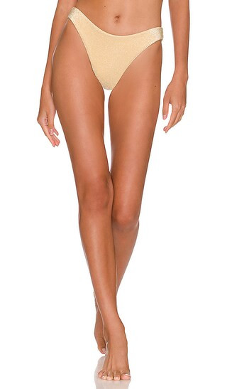 Byron Bikini Bottom in Gold | Revolve Clothing (Global)
