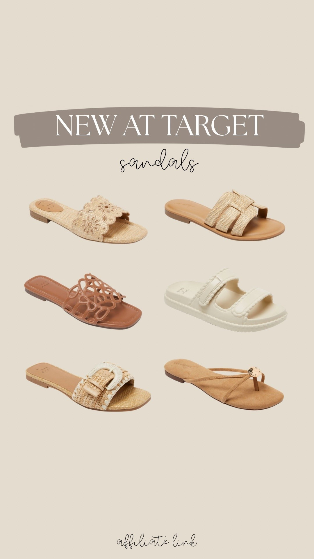 New at Target sandals! Lots on sale now too!

Sandals, summer, summer sandals 

#LTKTravel #LTKSwim #LTKSeasonal