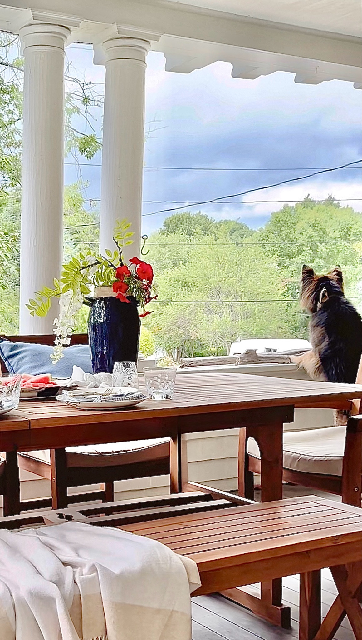 Patiently waiting for the summer days! 
@caskata #porch

#LTKHome #LTKSeasonal #LTKStyleTip