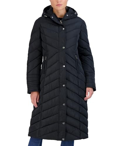 Madden Girl Women's Plus-Size Long Maxi Puffer In Plus Sizes, Black, 1X | Amazon (US)