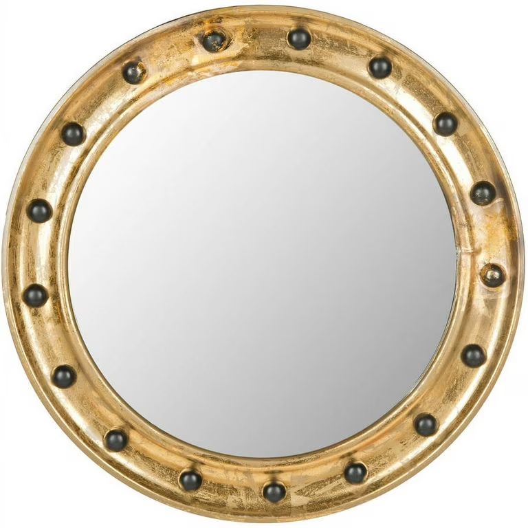 SAFAVIEH 20" Mariner Porthole Mirror, Antique Gold | Walmart (US)