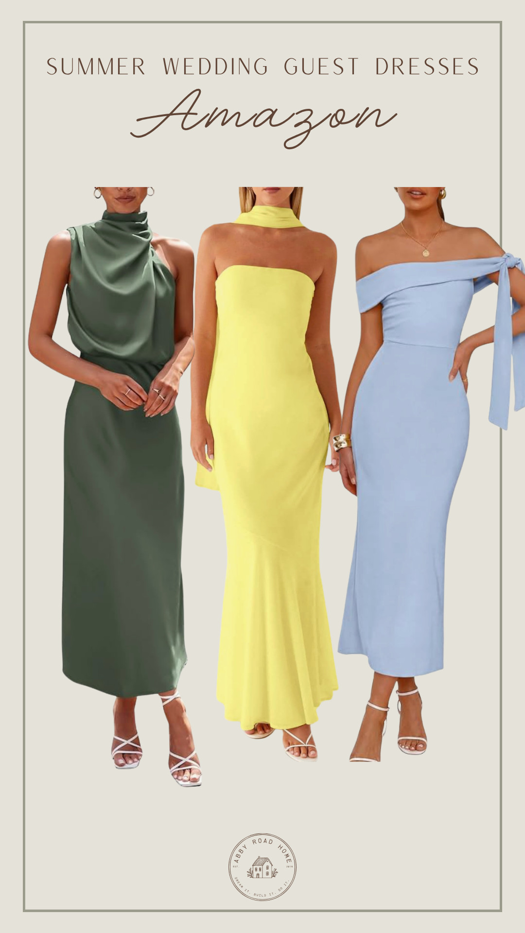 Wedding season is here 💐✨ and these Amazon dresses look far more expensive than their price tags. Whether you're attending a garden wedding, beach ceremony, cocktail reception, or formal evening event, these elegant picks have you covered.

Which color are you choosing: Sage 💚, Butter Yellow 💛, or Powder Blue 💙?

#LTKWedding #LTKStyle #LTKSeasonal #LTKFinds #AmazonFashion #WeddingGuestDress #WeddingGuestStyle #SummerWedding #AmazonFinds #OccasionDress #FormalWear #CocktailDress #AffordableFashion #DressInspiration #WeddingSeason #SummerStyle 

 