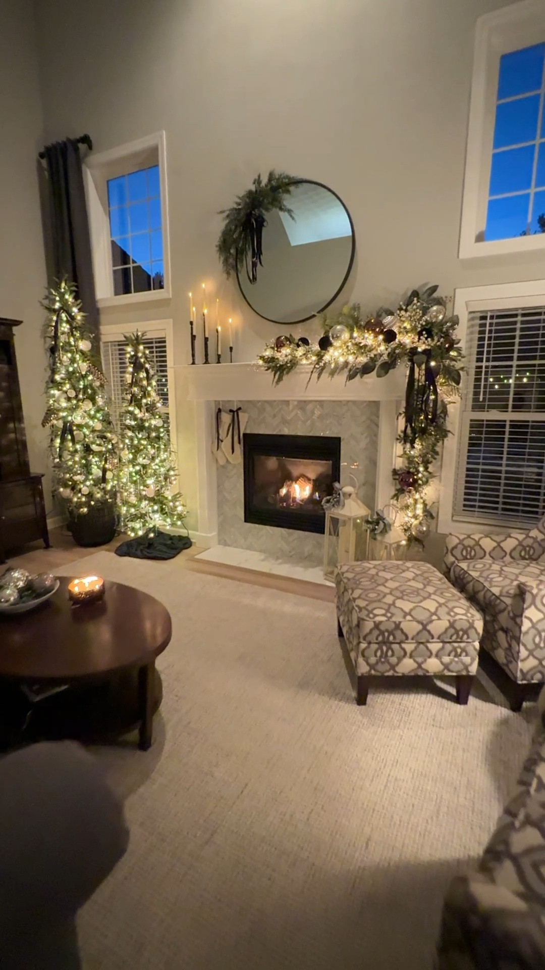 Christmas Trees & Mantle 

#LTKSeasonal #LTKHome #LTKHoliday