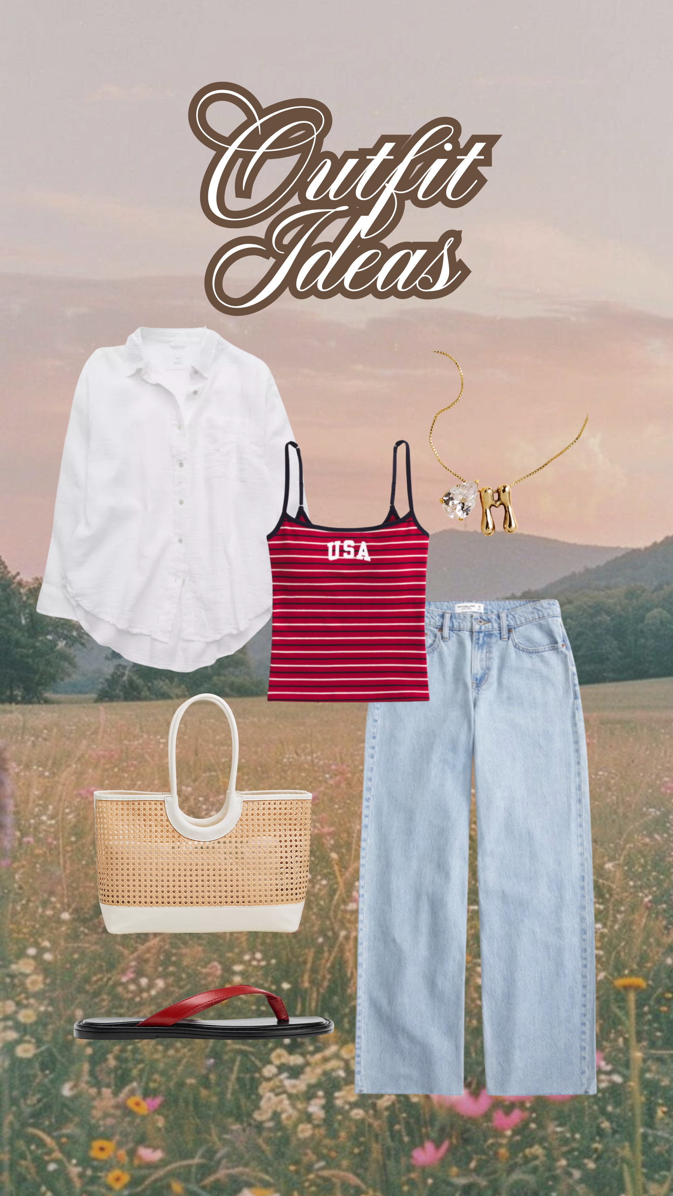 Summer outfit idea!

red white and blue outfits, 4th of july outfits, americana outfits 

 #LTKMothersDay #LTKootd