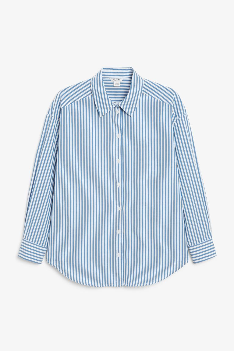 Long sleeve cotton shirt | H&M (UK, MY, IN, SG, PH, TW, HK)