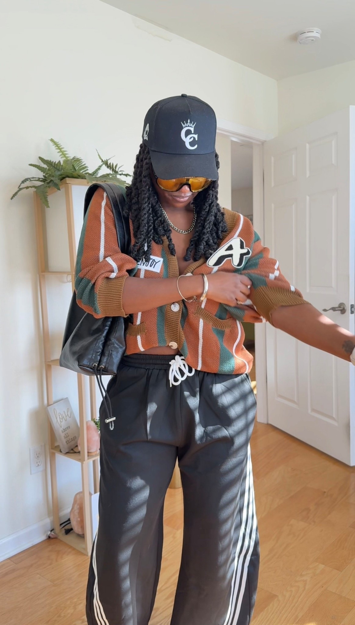 Barrel Track Pants: Micas 
Hat: My Brand 

#LTKMidsize #LTKgrwm #LTKBeauty