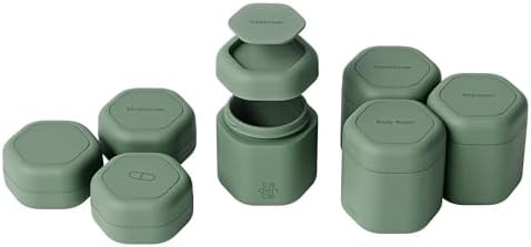 Cadence Travel Containers - Daily Routine Capsule Set - Magnetic Containers with Lids,4 Flex Medi... | Amazon (US)