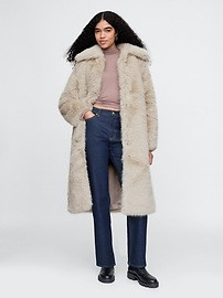 Recycled Faux Fur Coat | Gap (US)