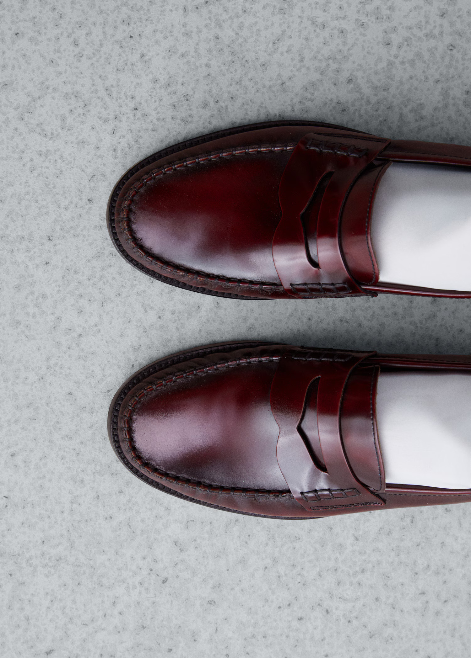 Leather loafers | MANGO (UK)