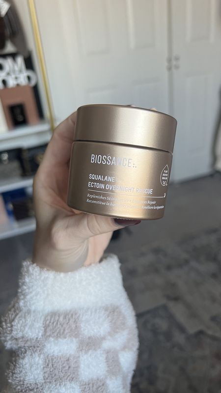 My skin savior! Last week I had a little reaction to a different skincare product that caused the skin around my mouth to get super irritated and flakey. The @Biossance Ectoin Overnight Rescue healed it literally overnight completely repairing my skin. This product can be used by anyone with any skin type but it’s especially fabulous for drier skin. @sephora #sephora #biossancepartner 

#LTKSeasonal #LTKfindsunder100 #LTKbeauty