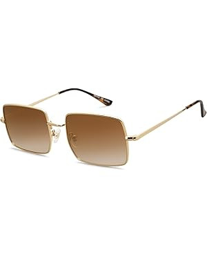 SOJOS Polarized Sunglasses for Womens Mens,Rectangle Polygon Retro Vintage Shades Classic Vintage... | Amazon (US)