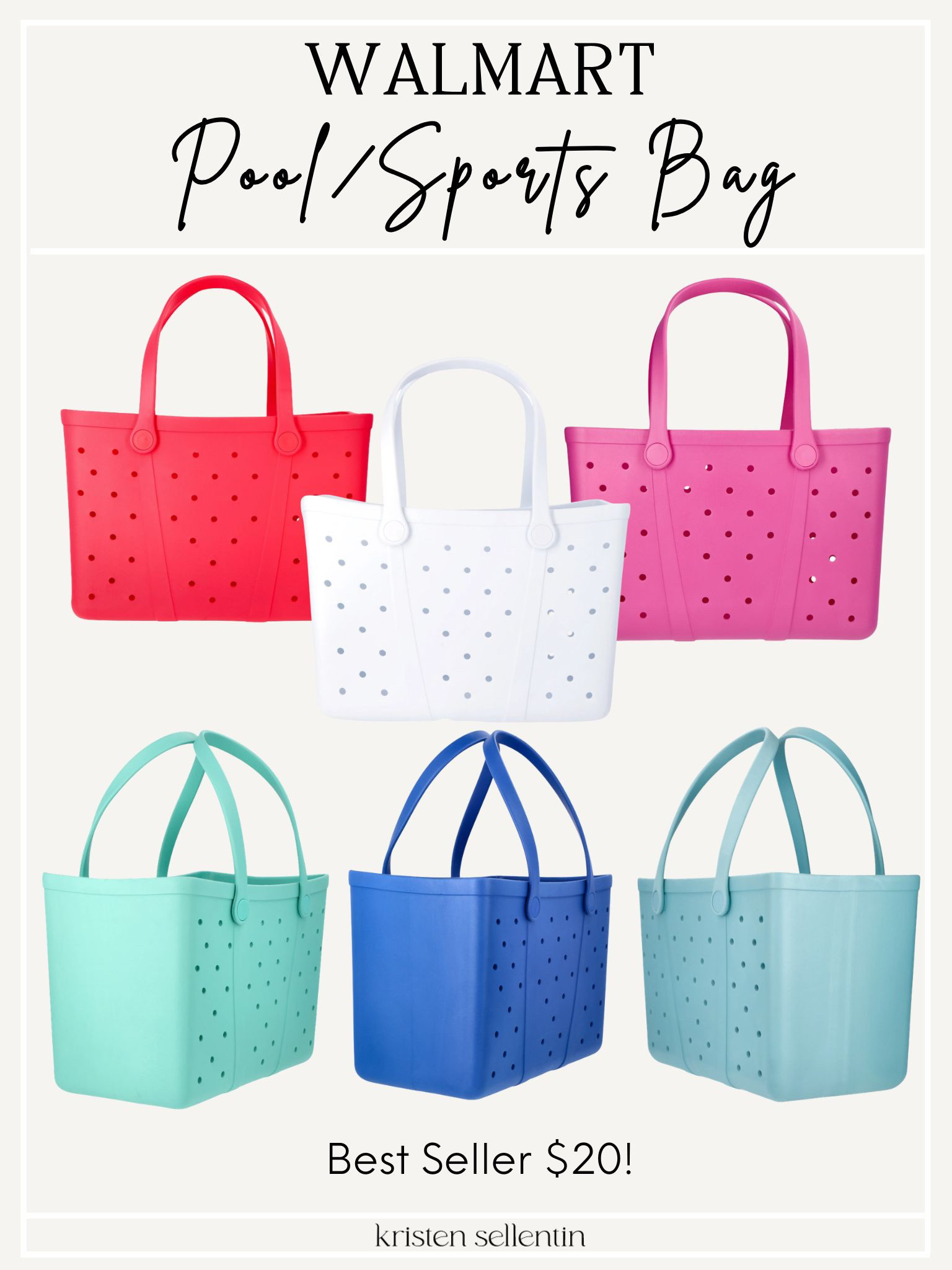 Time and Tru Pool/Sports Bag @ Walmart! Only $20! 

 

#LTKmomlife #LTKSeasonal #LTKSwim