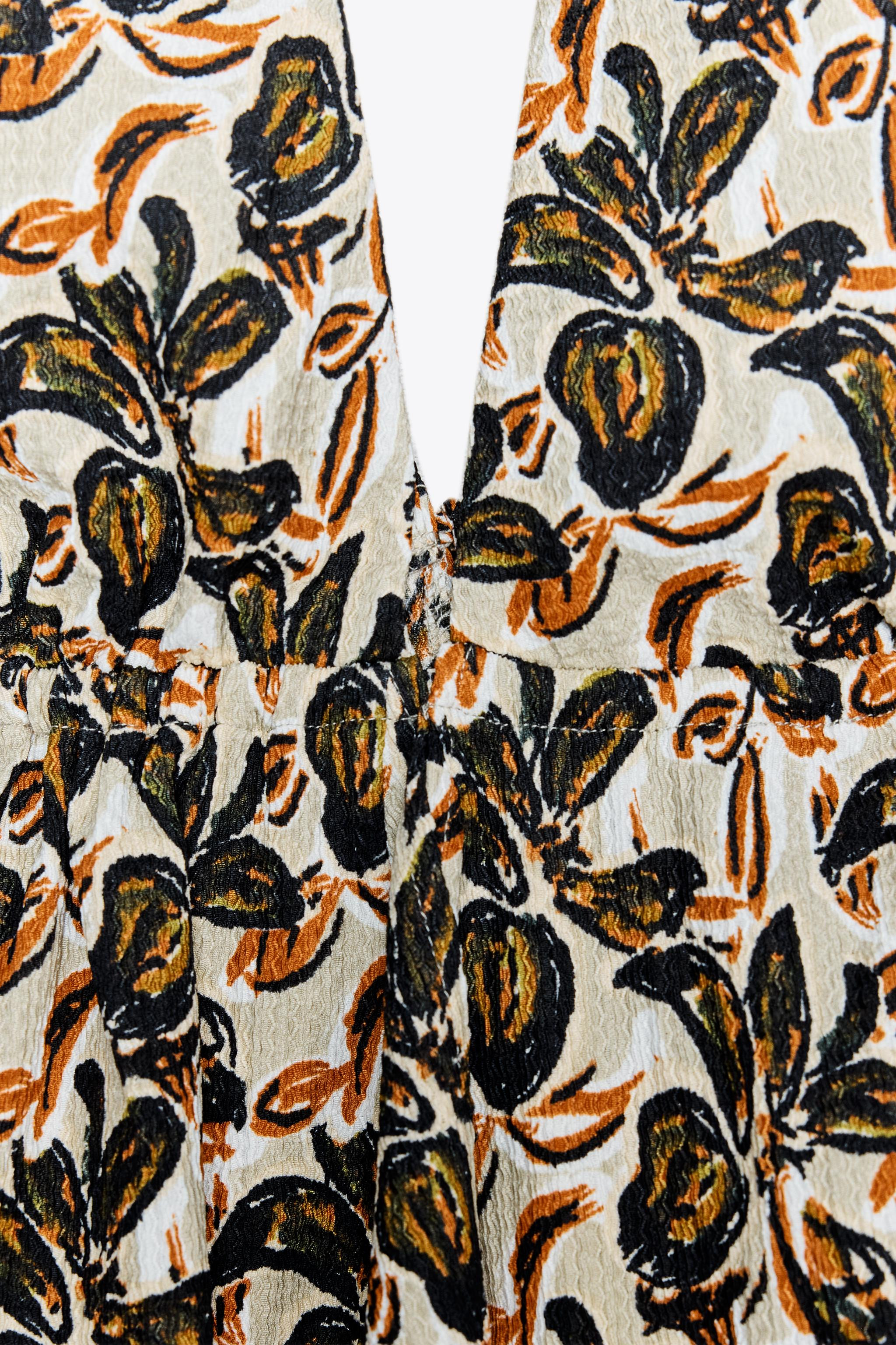 PRINTED HALTER TOP | Zara US